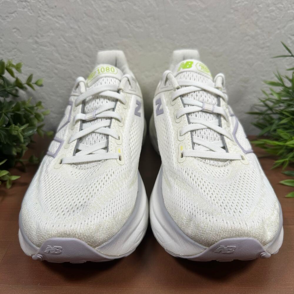 New Balance Fresh Foam X 1080v13 White Lime Leaf Women's Size 8 - Picture 3 of 8